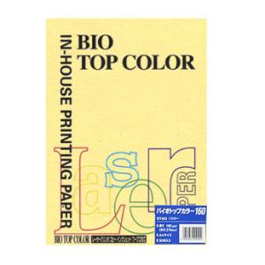 バイオトップカラー [BT403] 50枚 Ａ４判　５０枚入　１６０ｇ／ｍ２ 本体色：イエロー