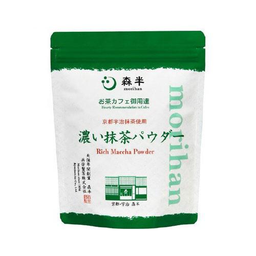 共栄製茶 森半 お茶カフェ御用達 濃い抹茶パウダー 500g(加糖 宇治抹茶使用 Rich Matc...