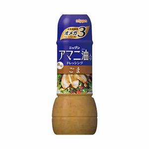 ニップン アマニ油入りドレッシング　ごま 300ml x1本 （和風ドレッシング)｜kenko-ex