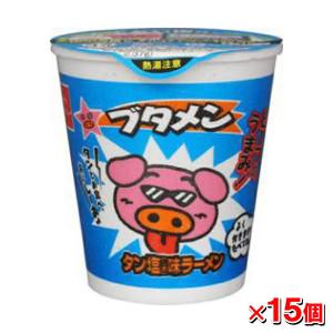 おやつカンパニー ブタメン タン塩味x15個