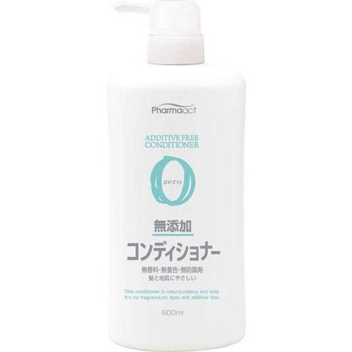 熊野油脂 ファーマアクト 無添加コンディショナー ボトル 600mL PHARMA ACT