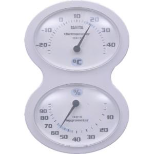 タニタ 温湿度計 ホワイト TT509-WH｜kenko-ex