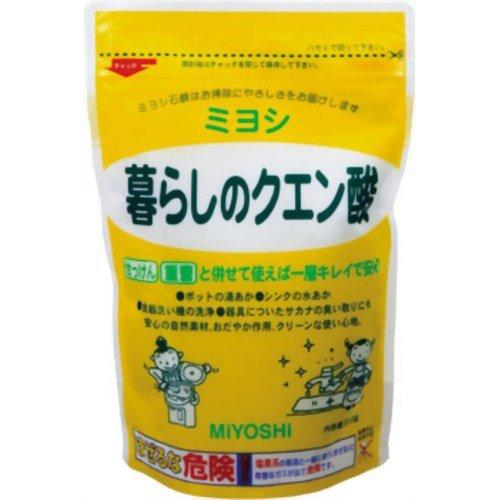 ミヨシ石鹸 暮らしのクエン酸 330g【J】