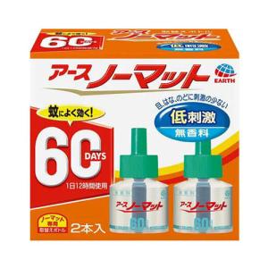 アースノーマット 60日用 無香料 4.5-12畳用 取替ボトル2本入[防除用医薬部外品]｜kenko-ex