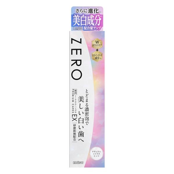 [エビス]ZERO プレミアム ケアズ EX 薬用 トータル歯磨き シトラスミント 90g [医薬部...