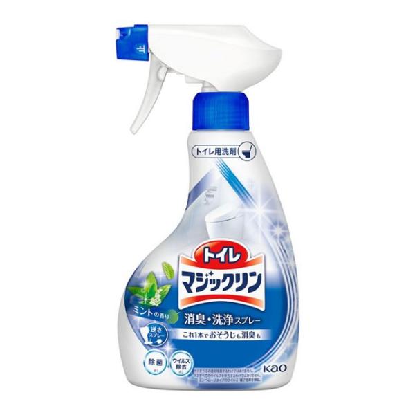 花王 トイレマジックリン 消臭・洗浄スプレー ミントの香り 本体 380ml（トイレ用洗剤）