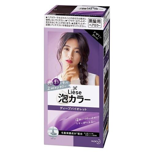 花王 リーゼ 泡カラー ディープバイオレット 本体 108ml ヘアカラー