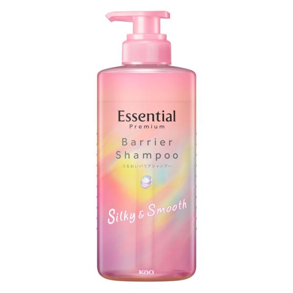 [花王]エッセンシャル プレミアム うるおいバリアシャンプー シルキー＆スムース ホワイトピーチ＆ム...
