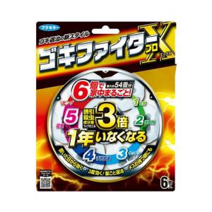 フマキラー ゴキブリ 駆除 殺虫剤 ゴキファイタープロ X 6個入 1年用[防除用医薬部外品]｜kenko-ex