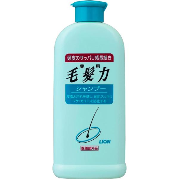 [ライオン]薬用毛髪力 シャンプー 200ml[医薬部外品](頭皮ケア ふけ かゆみ対策 バス用品 ...