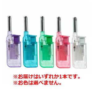 【ゆうパケット配送対象】[ライテック]チャカチャカ3 クリア PSCマーク付き ※色の指定はできません 1個(使い切り ライター 火起こし)(ポスト投函 追跡ありメ・