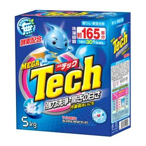 トイレタリージャパンインク メガテック 大型洗剤 5kg(洗濯用洗剤 粉末 強力洗浄 大容量 約165回分)