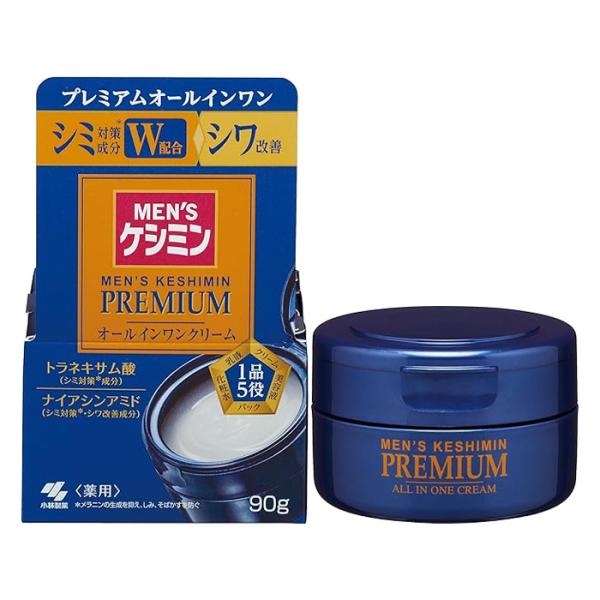 小林製薬 メンズケシミン プレミアム オールインワンクリーム 90g(男性用)[医薬部外品]