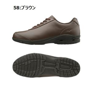 【送料無料】MIZUNO ミズノ ウォーキングシューズ LD-EX 02 58ブラウン B1GC172258 ビジネス 人工皮革 メンズ※発送目安はカートで確認ください