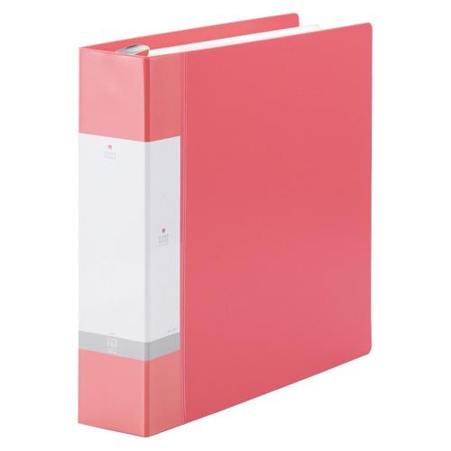 [LIHIT LAB] クリヤーブックポケット交換タイプ A4 55+1P G3808-3 赤(クリ...