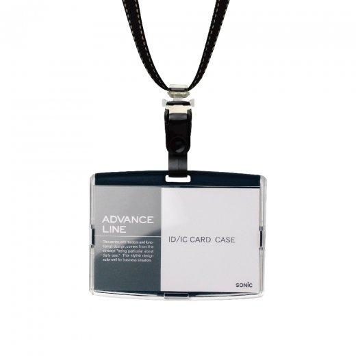 【ゆうパケット配送対象】[ソニック]IDハードケース&amp;ストラップ ブラック[AL-842-D](ポス...