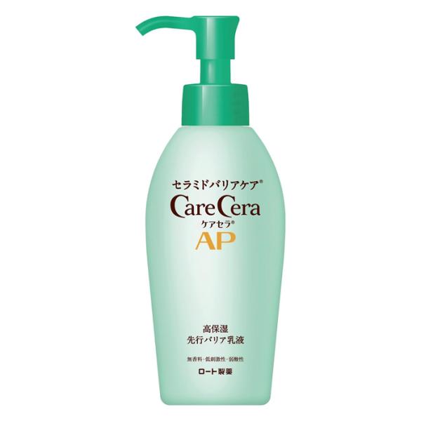 ロート製薬 ケアセラ AP 高保湿 先行バリア 乳液 本体 130mL x1個(セラミド 乾燥対策 ...