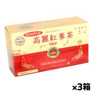 高麗貿易ジャパン 紅参茶 ゴールド 3g x30包 x1箱(こうじんりょく