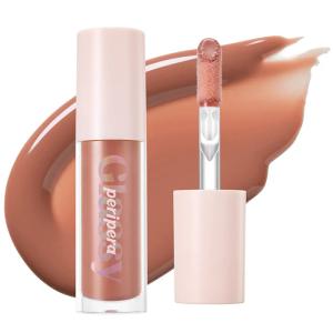 【ゆうパケット配送対象】[peripera]ペリペラ インクグラスティングリップグロス 19 ピーチラテ(リップ 口紅 韓国コスメ)(ポスト投函 追跡ありメール便)