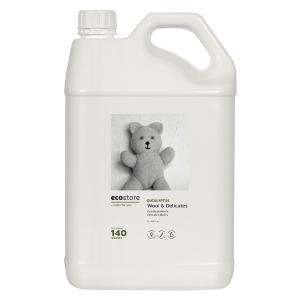 [ecostore]エコストア デリケート＆ウールウォッシュ おしゃれ着用 ユーカリ 5L (大容量 型崩れしづらい ニット 下着 デリケートな服に おしゃれ着洗剤)