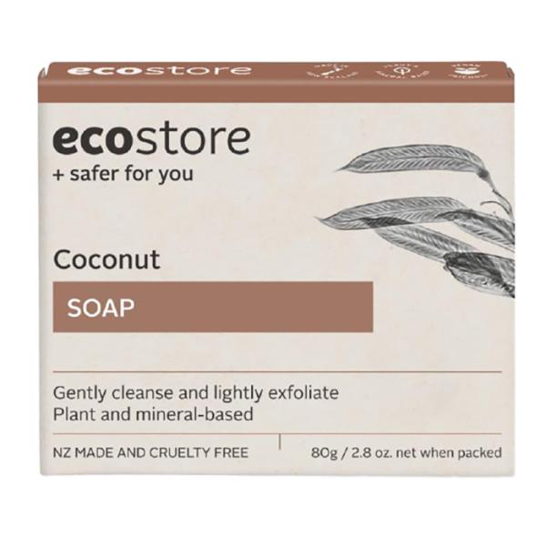 【ゆうパケット配送対象】[ecostore]エコストア ココナッツソープ 80g(ボディ用 固形石鹸...