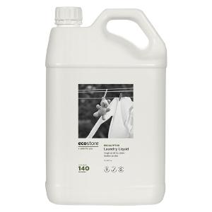 [ecostore]エコストア 洗濯洗剤 ランドリーリキッド 詰替え用 ユーカリ 5L (大容量 液体タイプ 赤ちゃんの服にも 自然派 低刺激 濃縮洗剤)