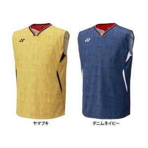 YONEX ヨネックス メンズ ゲームシャツ ノースリーブ バドミントン テニス 硬式 軟式 ソフトテニス Tシャツ トップス 10701