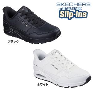 SKECHERS スケッチャーズ メンズ スリップインズ UNO-BANKSIA LUXE シューズ カジュアル ハンズフリー 着脱簡単 フィット 183023