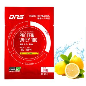 【ゆうパケット配送対象】DNS ディーエヌエス プロテインホエイ100 レモン味 35g x1個 プロテイン 筋トレ 運動 エクササイズ ダイエット W10035(ポスト投函 追｜kenko-ex