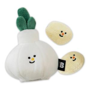 [BITE ME]農産物おもちゃ にんにく(犬用 ペット わんこ おもちゃ ぬいぐるみ 音が鳴る ピーピー カシャカシャ ストレス解消)