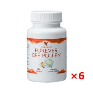 【6個セット】フォーエバー ビーポーレン(蜜蜂花粉)130粒×6コ Forever Living Products (FLP ミツバチ製品 サプリメント)｜kenko-ex