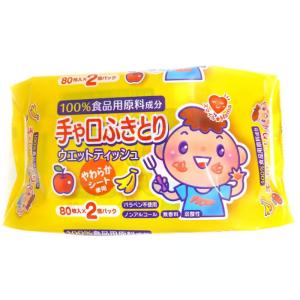 ティー・エイチ・ティー スマイルMama 手や口ふきとりウェットティッシュ 80枚×2個パック x1個