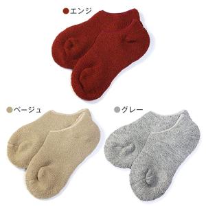 スリッパの代わりにパイル編み ルームソックス ...の詳細画像5