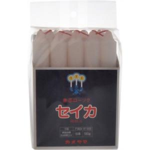 カメヤマ セイカ 赤芯ローソク 15号 18本