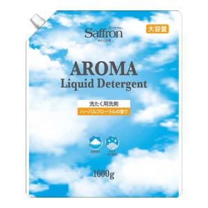 【あわせ買い2999円以上で送料無料】トイレタリージャパン 香りサフロン アロマジェル 洗たく用液体洗剤 ハーバルフローラルの香り 大容量 1600g｜kenkoo-life