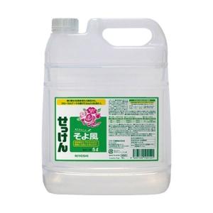 【あわせ買い2999円以上で送料無料】ミヨシ 液体せっけん そよ風 5L