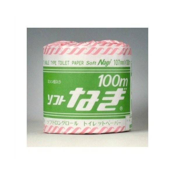 【あわせ買い2999円以上で送料無料】西日本衛材 ソフトなぎ 100M ソフトロングロール トイレッ...