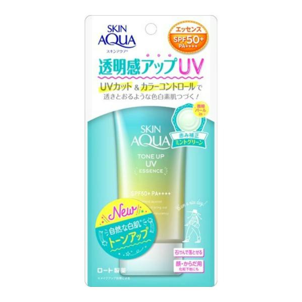 【あわせ買い2999円以上で送料無料】ロート製薬 スキンアクア トーンアップ UV ミントグリーン ...