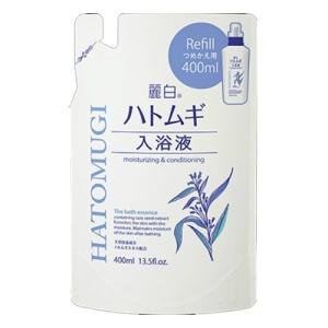 【あわせ買い2999円以上で送料無料】熊野油脂 麗白 ハトムギ 入浴液 つめかえ用 400ml