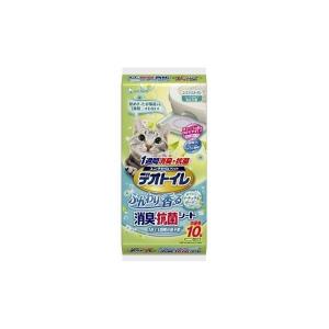 【あわせ買い2999円以上で送料無料】ユニ・チャーム デオトイレ ふんわり香る消臭・抗菌シート ナチュラルガーデンの香り 10枚入｜kenkoo-life