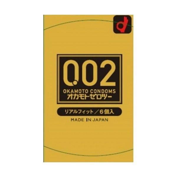 (あわせ買い2999円以上で送料無料)薄さ均一 オカモトゼロツー リアルフィット 6個入(コンドーム...