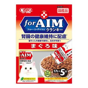 【あわせ買い2999円以上で送料無料】いなばペットフード チャオ CIAO for AIM クランキー まぐろ味 17g×5袋 成猫用総合栄養食｜kenkoo-life