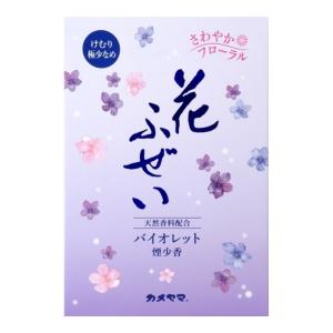 【あわせ買い2999円以上で送料無料】カメヤマ 花ふぜい バイオレット 煙少香 徳用大型 220g 線香｜kenkoo-life