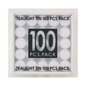 (あわせ買い2999円以上で送料無料)カメヤマ ティーライト ティン 100個入