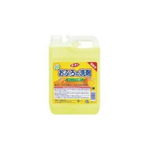 【あわせ買い2999円以上で送料無料】【業務用洗剤】第一石鹸西日本 ルーキーVおふろの洗剤 4L オレンジの香り( 4902050405568 )｜kenkoo-life