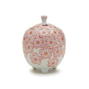 (あわせ買い2999円以上で送料無料)日本香堂 花詰 ピンク 由紀 香炉｜ケンコーライフ ヤフー店