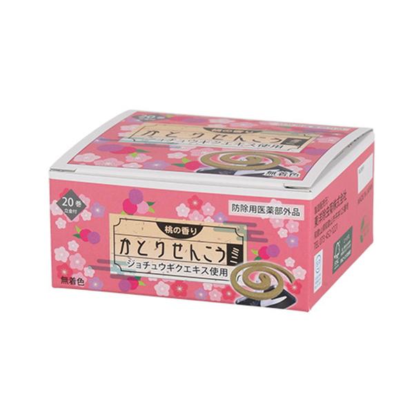 【あわせ買い2999円以上で送料無料】宇部マテリアルズ 東洋除虫菊 かとりせんこう ミニ 20巻 桃...