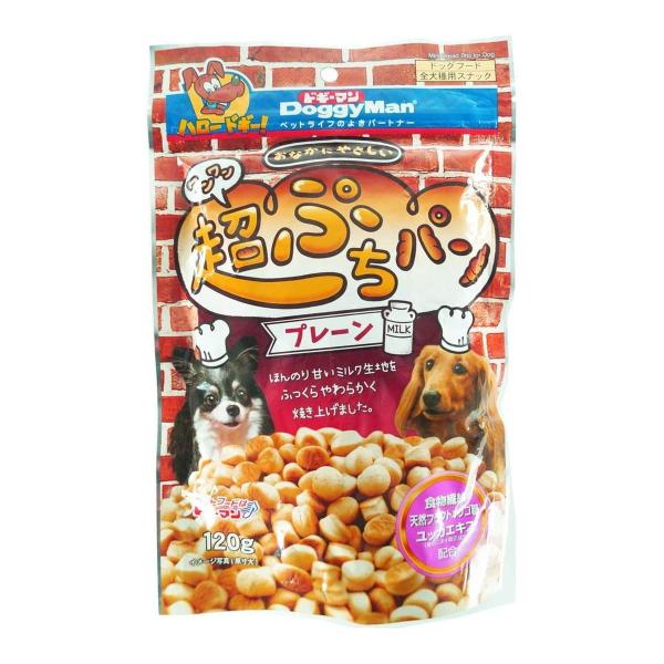 【あわせ買い2999円以上で送料無料】ドギーマン おなかにやさしい ワンワン超ぷちパン 120g