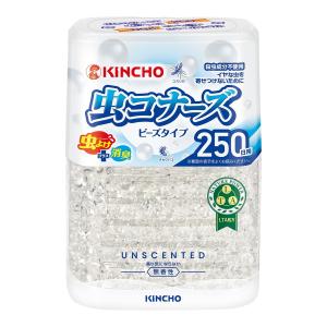 【あわせ買い2999円以上で送料無料】大日本除虫菊 キンチョー 虫コナーズ ビーズタイプ 250日 無香性 360g｜kenkoo-life