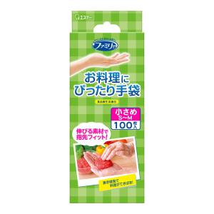 エステー ファミリー お料理にぴったり手袋 女性用フリーサイズ 半透明 100枚入